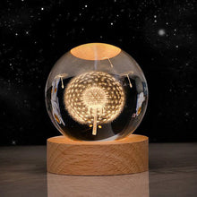 Load image into Gallery viewer, copied - Luminous Starry Sky Crystal Ball Night Lamp with Moon and Planet Projections