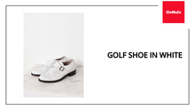 Load and play video in Gallery viewer, Golf Shoe in White by@Outfy