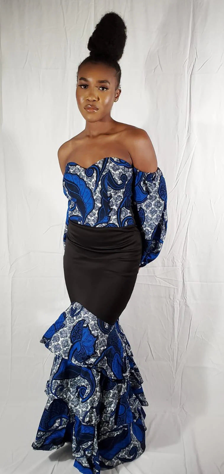 African Print Maxi Dress