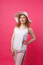 Load image into Gallery viewer, Classic White Sleeveless T-Shirts for Girls
