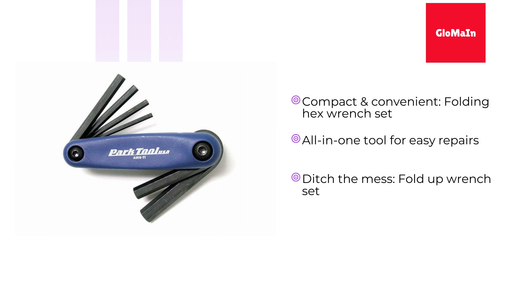 Folding Hex Wrench Set 3-10mm by@Outfy