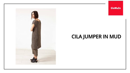 Cila Jumper in Mud by@Outfy