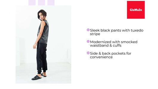 Camiliah Trouser in Black by@Outfy