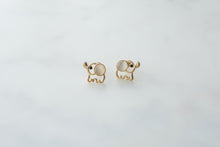 Load image into Gallery viewer, Gold Elephant Earrings
