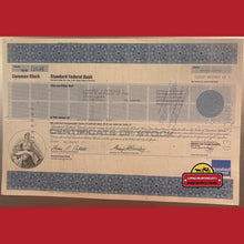Load image into Gallery viewer, Copied - Vintage Standard Federal Bank Stock Certificate, Troy, Mi 1980s Icon Since 1893 Rip

